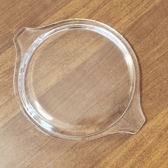Vintage Pyrex 470-C Clear Glass Replacement Lid Top with Tab Handles - Picture 1 of 5